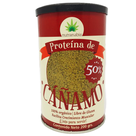 Proteína 50% de cáñamo en polvo 200g